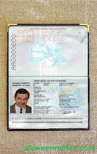 Botswana passport photo look